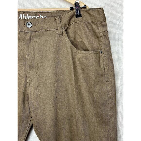 Ablanche New York Mens Brown Jeans 44x32 (31) 100% Cotton Casual Workwear - Picture 3 of 16